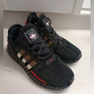 Adidas NMD R1 V2 Japanese Print Black And Red Sneakers